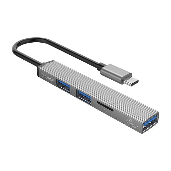 Picture of ORICO 4 Port USB-C HUB 3XUSBA 1X TF