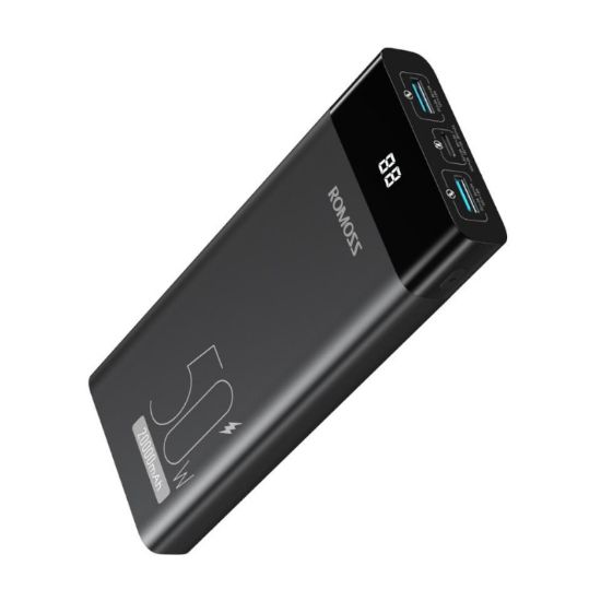 Picture of Romoss 20000mah quick charge 50W for Laptop Power Bank BLK