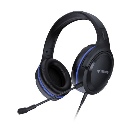 Picture of Sparkfox PS5 SF11 Stereo Headset - Black and Blue