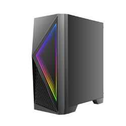 Picture of Raidmax S811TBF ATX|Micro-ATX|ITX ARGB Mid-Tower Gaming Chassis - Black