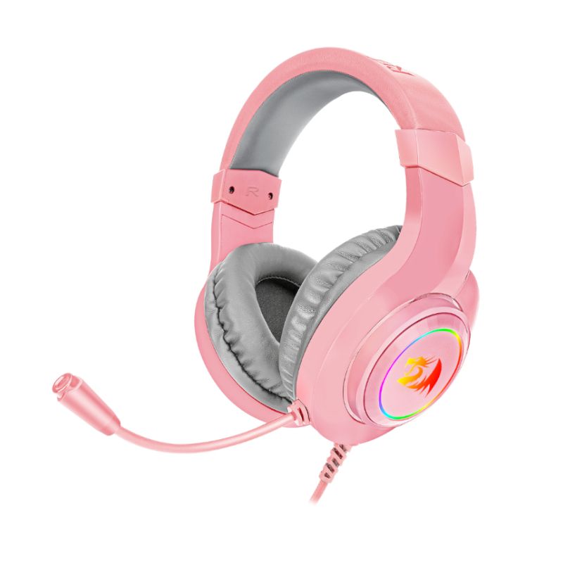 Picture of REDRAGON Over-Ear HYLAS Aux RGB Gaming Headset - Pink
