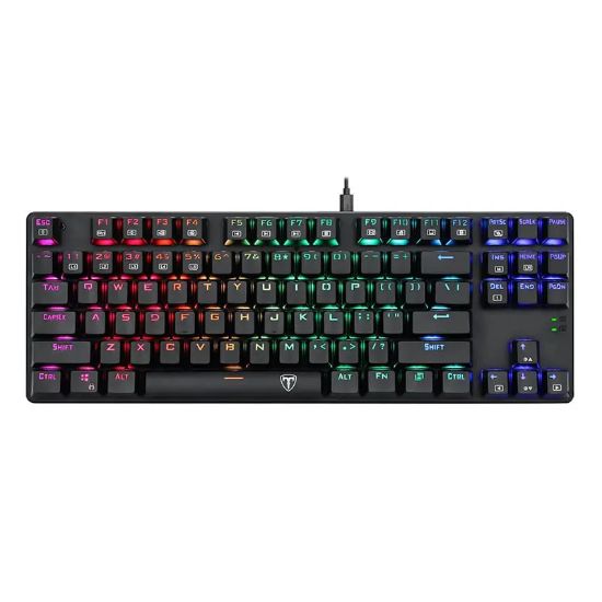 Picture of T-Dagger BORA Tenkeyless RGB LED Mechanical Gaming Keyboard - Black