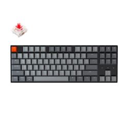 Picture of KeyChron K8 87 Key Hot-Swappable Gateron Mechanical Keyboard White LED Red Switches