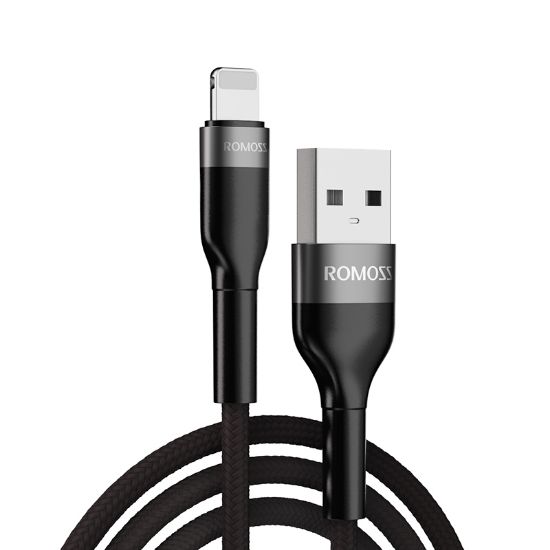 Picture of Romoss USB to Lightning 1m Cable - Black