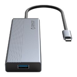 Picture of ORICO 5 Port Type-C 4 x USB3.0|1 x PD|Docking Station - Grey