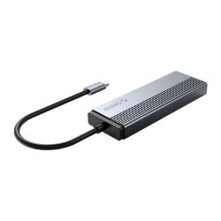 Picture of ORICO 5 Port Type-C 3 x USB3.0|1 x RJ45|1 x PD|Docking Station - Grey