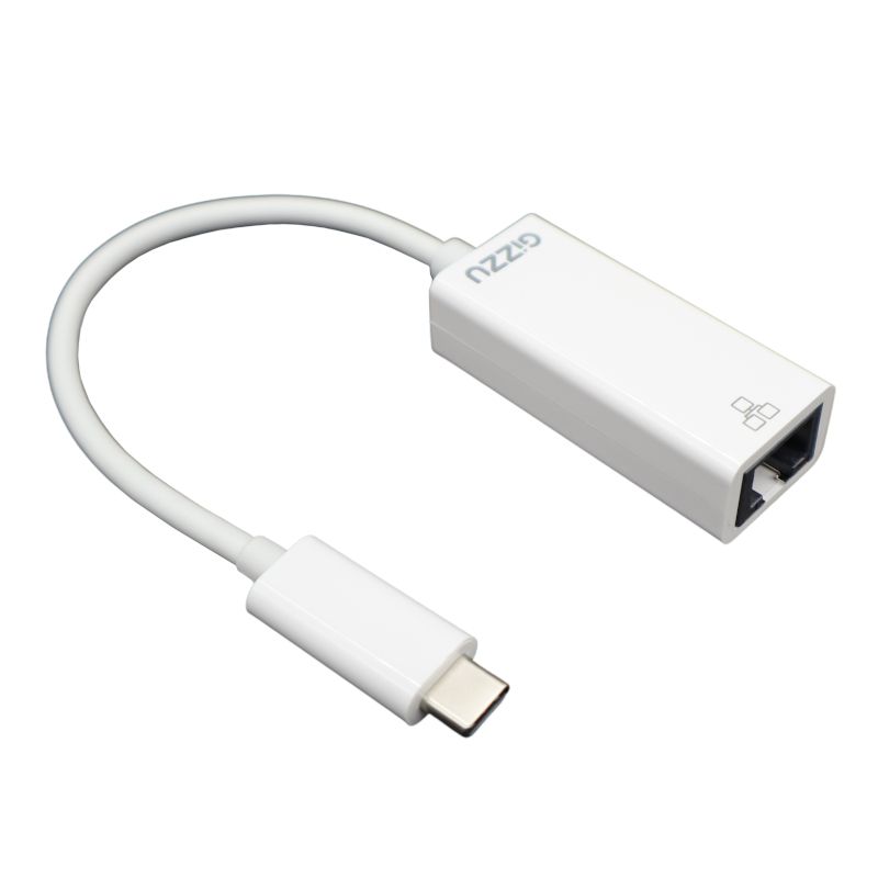 Picture of GIZZU USB-C to Gigabit Adapter Polybag - White