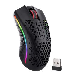 Picture of REDRAGON STORM PRO 16000DPI RGB Lightweight Wireless Gaming Mouse - Black
