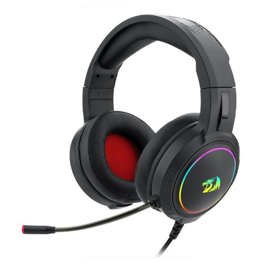 Picture of REDRAGON Over-Ear MENTO Aux RGB Gaming Headset - Black