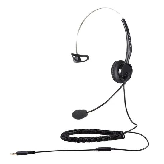 Picture of Calltel T400 Mono-Ear Headset - Noise-Cancelling Mic - Single 3.5mm Jack
