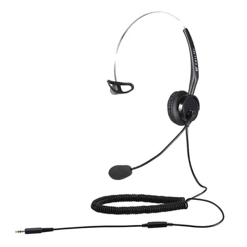 Picture of Calltel T400 Mono-Ear Headset - Noise-Cancelling Mic - Single 3.5mm Jack