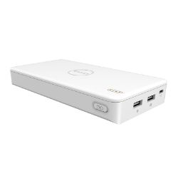 Picture of Romoss Pulse 20 20000mAh Input: Micro USB 5V 2.1A|Output: 1 x USB 5V 2.1A|1 x USB 5V 1A Power Bank - White
