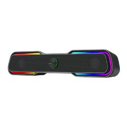Picture of T-Dagger T-TGS600 2 x 3W|3.5mm|USB|RGB Soundbar - Black