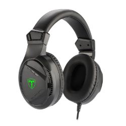 Picture of T-Dagger McKinley AUX|Boom Mic|Inline Controller Over-Ear Gaming Headset - Black