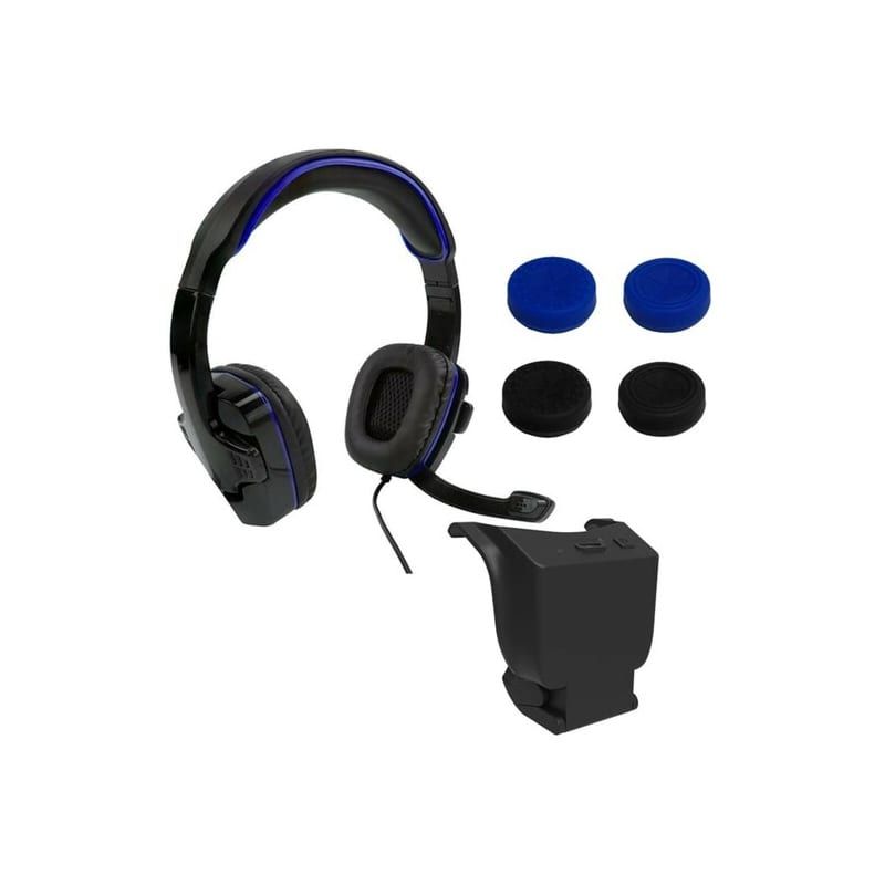 Picture of Sparkfox PlayStation 4 Headset|High-Capacity Battery|3m Braided Cable|Thumb Grip Core Gamer Combo