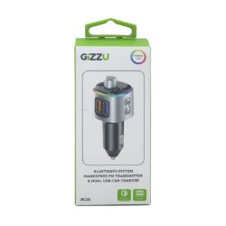 Picture of GIZZU Bluetooth 5 USB QC3.0 | USB | MicroSD FM Transmitter Handsfree Kit
