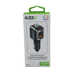 Picture of GIZZU Bluetooth 5 USB QC3.0 | Type-C PD Power | MicroSD FM Transmitter Handsfree Kit