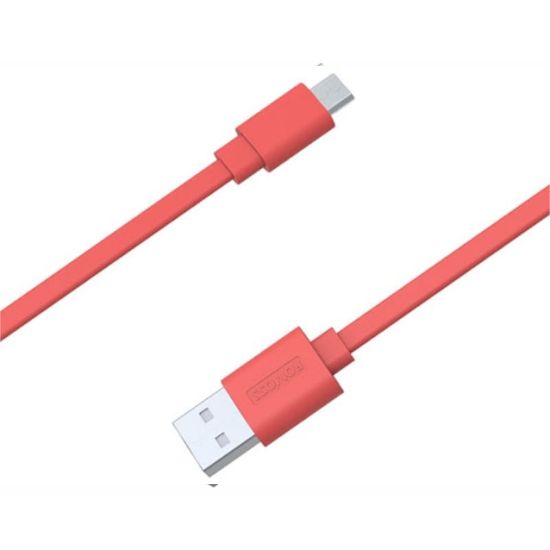 Picture of Romoss USB to Micro USB 1m Flat Cable - Red