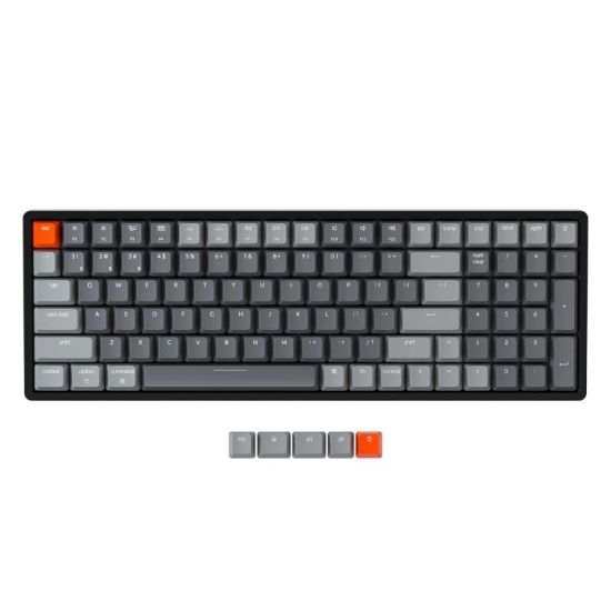 Picture of KeyChron K4 100 Key Aluminium Frame Hot-Swappable Gateron Mechanical Keyboard RGB Red Switches