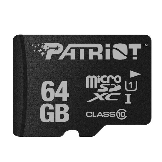 Picture of Patriot LX CL10 64GB Micro SDHC Card