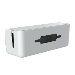Picture of ORICO Multiplug and Surge Protector Storage Box with Device Mount - White