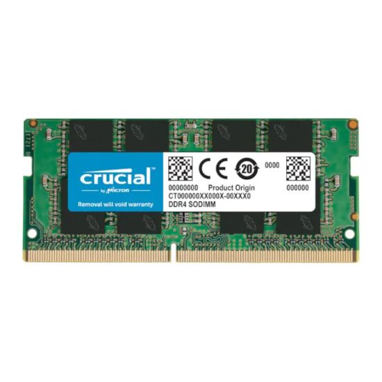 Picture of Crucial 8GB 3200MHz DDR4 Single Rank SODIMM Notebook Memory
