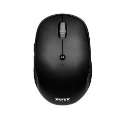 Picture of Port Wireless Combo Bluetooth Mouse and 2.4 GHZ - Black