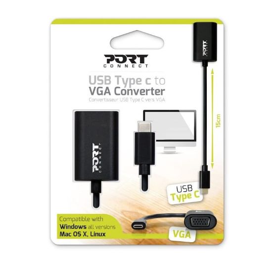 Picture of Port Connect Type-C to VGA Converter
