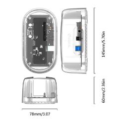 Picture of ORICO USB3.0 2.5" / 3.5" HDD|SSD Dock Transparent