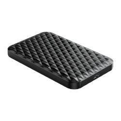 Picture of ORICO 2.5" 5Gbps|USB3.0|Diamond Pattern Design|Supports up to 4TB - Hard Drive Enclosure - Black