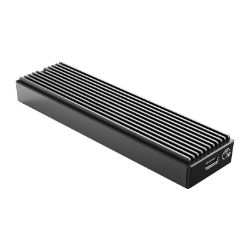 Picture of ORICO M.2 NVME Type-C to USB+Type-C to Type-C|2TB Max SSD Enclosure - Black
