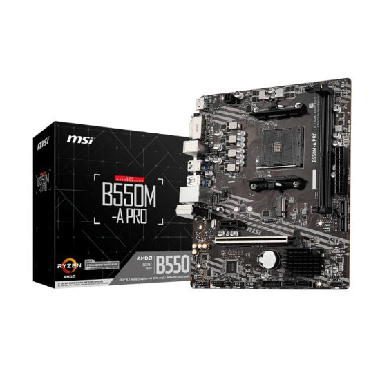 Picture of MSI B550M-A PRO AMD AM4 MATX Gaming Motherboard