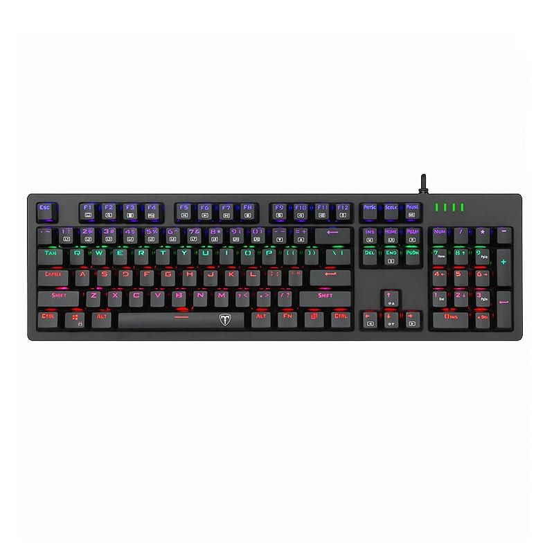 Picture of T-Dagger Bermuda Rainbow Backlit|150cm Cable|104 Key|Mechanical Keyboard - Black
