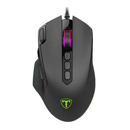 Picture of T-Dagger Battle 8000DPI 10 Button|180cm Cable|RGB Backlit Gaming Mouse - Black