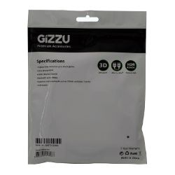 Picture of GIZZU High Speed V2.0 HDMI 0.6m Cable with Ethernet Polybag