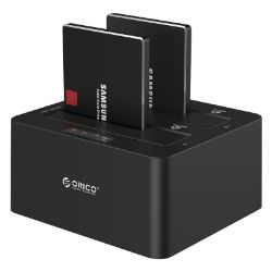 Picture of ORICO 2 Bay 2.5" / 3.5" USB3.0 HDD|SSD Dock - Black
