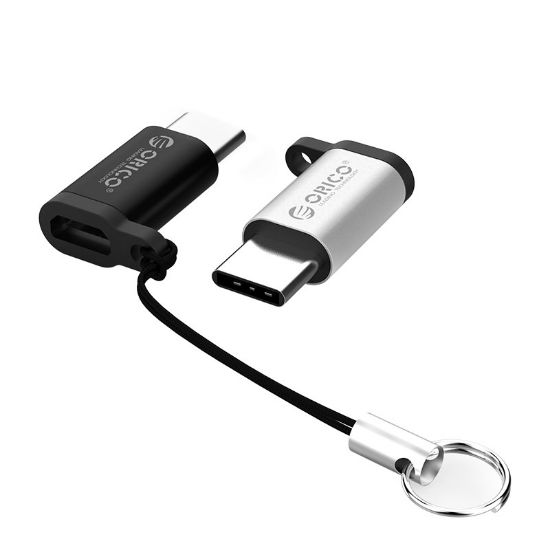Picture of ORICO USB-C to Micro USB OTG Adapter - Silver