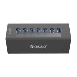 Picture of ORICO 7 Port USB3.0 Hub Aluminium - Black