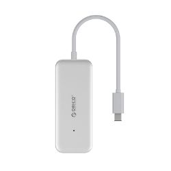 Picture of ORICO 4 Port USB-C to 4xUSB3.0 Hub - Silver