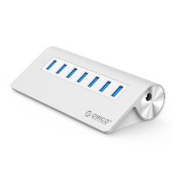 Picture of ORICO 7 Port USB3.0 Hub Aluminium - Silver