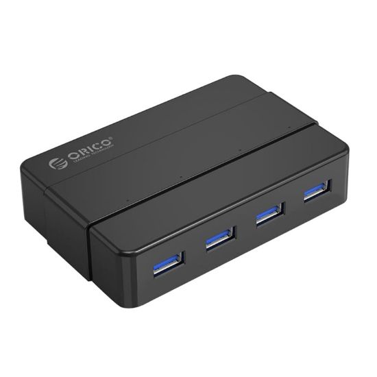 Picture of ORICO 4 Port Additional Power USB3.0 Hub - Black