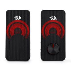 Picture of REDRAGON 2.0 Satellite Speakers STENTOR 2x3W RED LED 3.5mm - Black