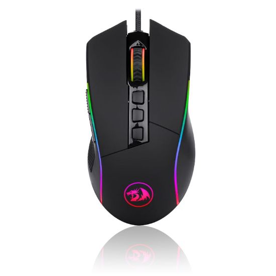 Picture of REDRAGON LONEWOLF PRO 32000DPI RGB Gaming Mouse - Black