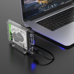 Picture of ORICO 2.5" USB3.0 External Hard Drive Enclosure - Transparent