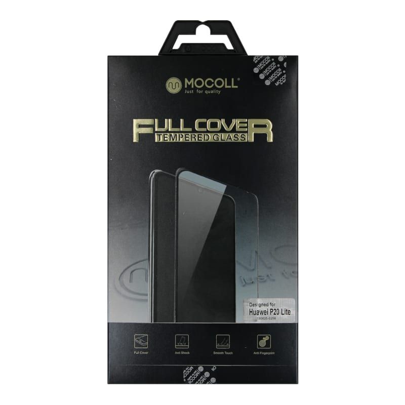 Picture of Mocoll 2.5D 9H Tempered Glass Full Cover Screen Protector for Huawei P20 Lite - Black