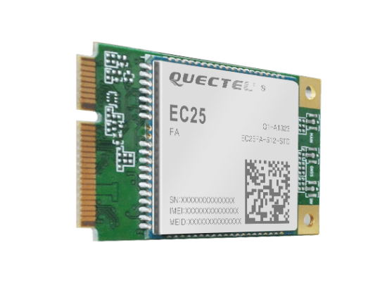 Picture of Quectel EC25 4G/LTE Mini PCIe module