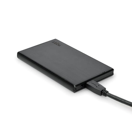 Picture of Port Connect 2.5" USB3.0 External HDD Enclosure Black