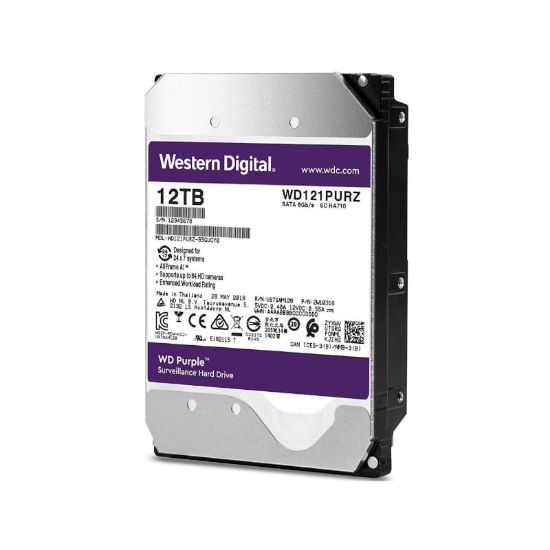 Picture of WD Purple 12TB 256MB 3.5" SATA HDD