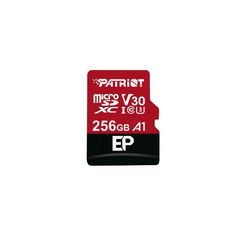 Picture of Patriot EP V30 A1 256GB Micro SDXC Card + Adapter
