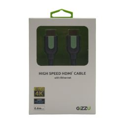 Picture of GIZZU High Speed V2.0 HDMI 0.6m Cable with Ethernet